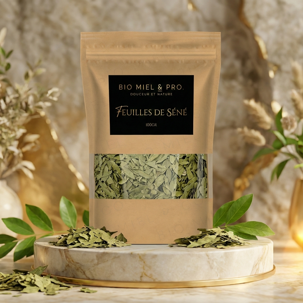 Sachet feuilles de séné Sana Makki 100g laxatif naturel Sunna