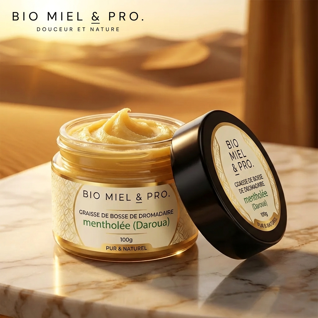 Pot graisse bosse de chameau Daroua 100g soin naturel traditionnel