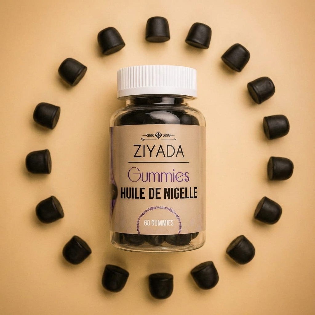 Gummies à la nigelle complément naturel halal format bonbon