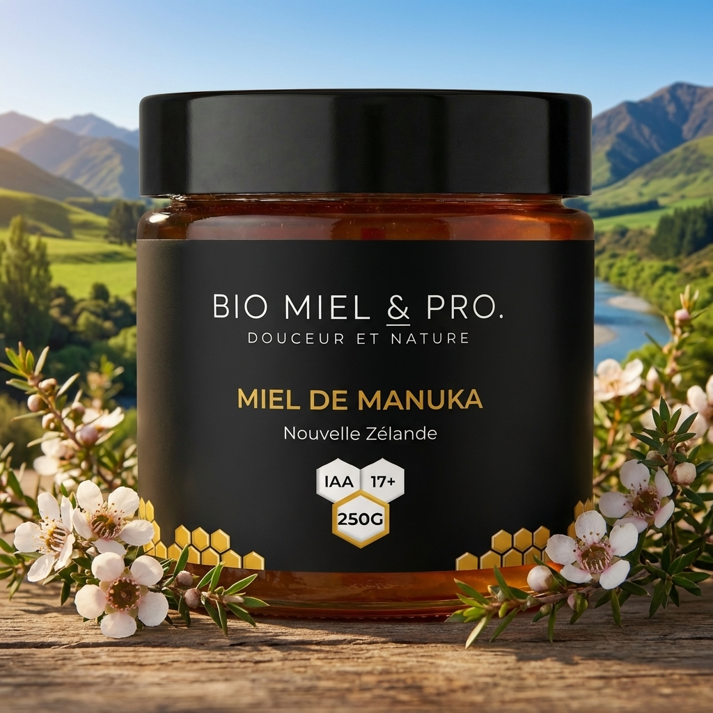 Pot miel manuka IAA17+ MGO630 250g grade clinique antibactérien puissant