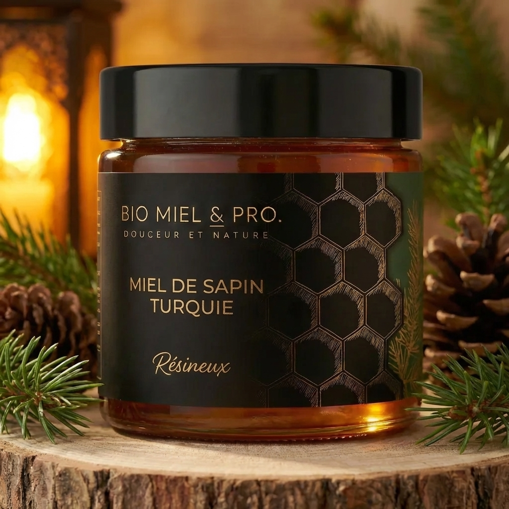 Pot de miel de sapin Turquie 250g miellat