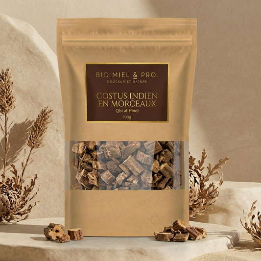 Sachet costus indien en morceaux Qust al-Hindi 100g