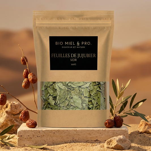 Sachet feuilles de jujubier Sidr séchées 100g purification ruqya 