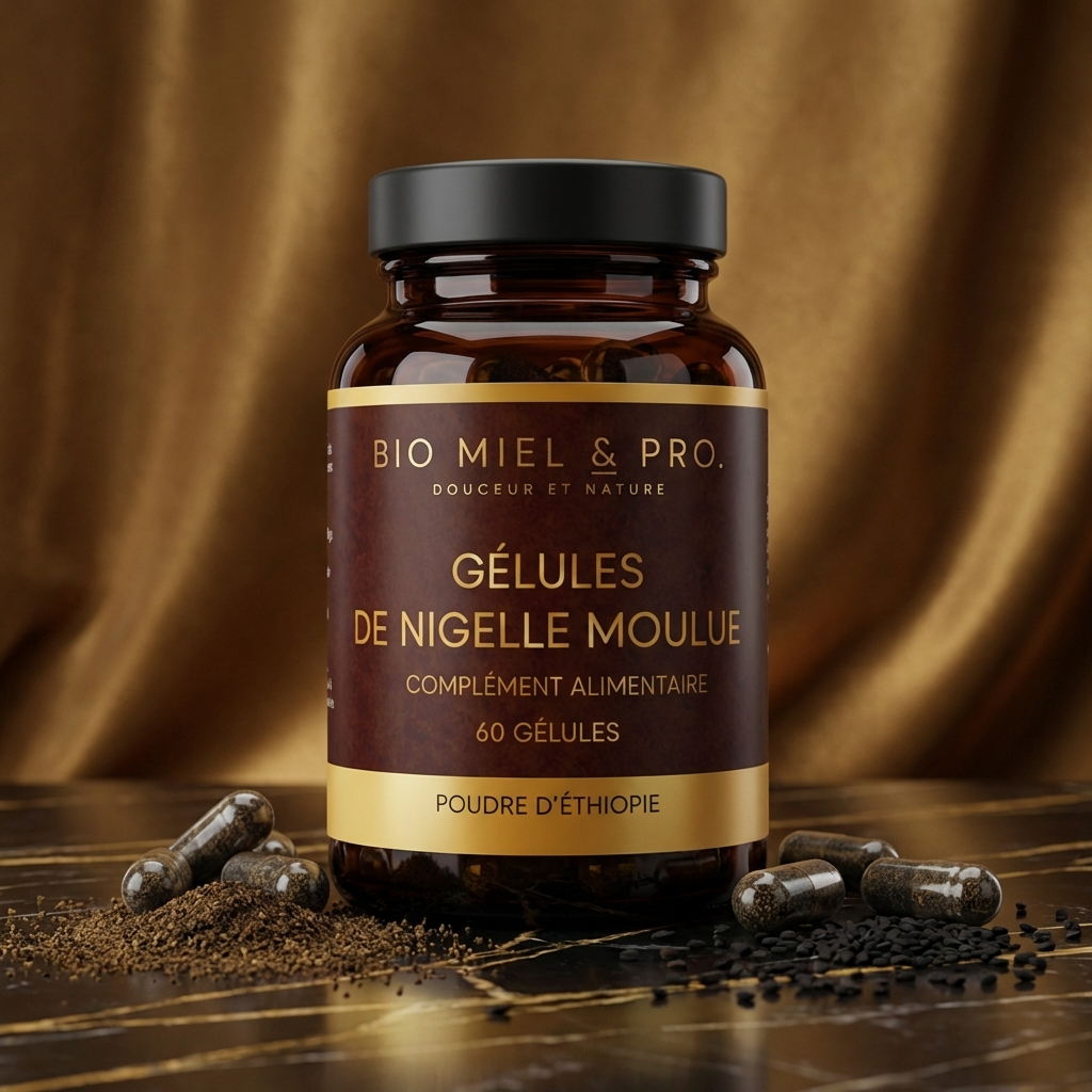 Gélules végétales de graines de nigelle Habba Sawda