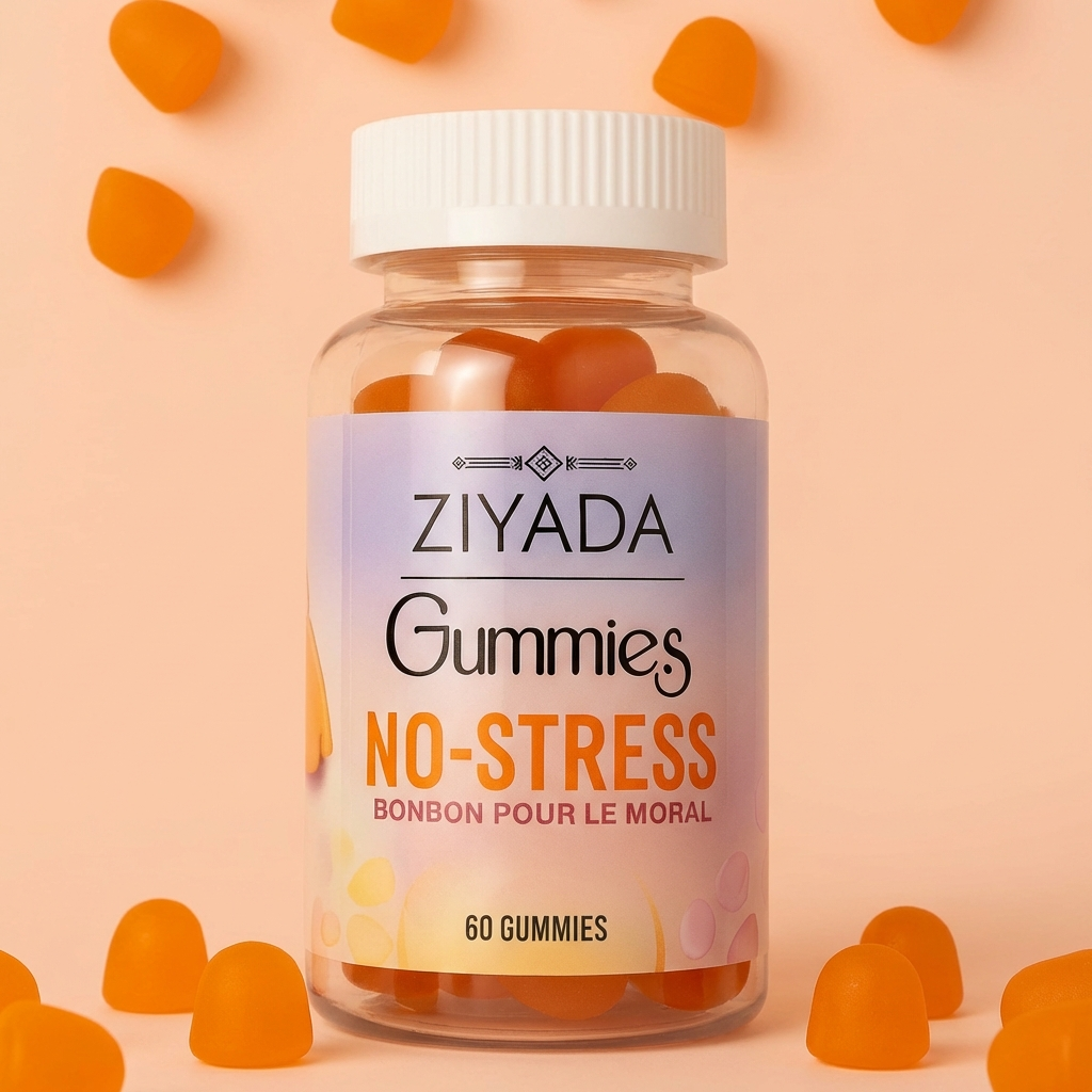 Gummies safran no stress anti-anxiété bonne humeur naturelle