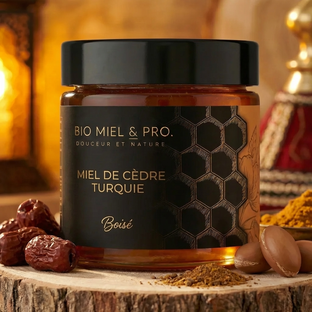 Pot de miel de cèdre Turquie 250g 