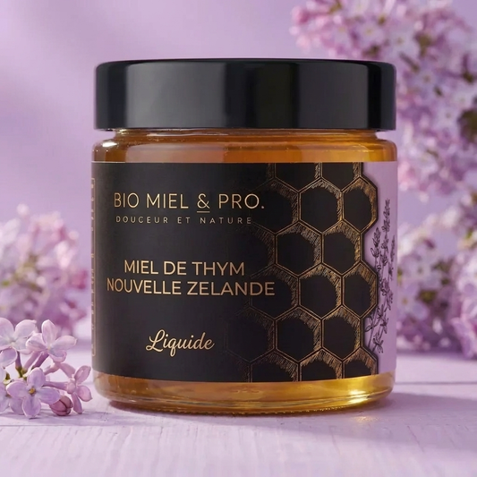 Pot miel de thym Nouvelle-Zélande 250g antibactérien naturel immunité 