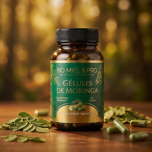 Flacon moringa 60 gélules arbre de vie multivitamines naturels